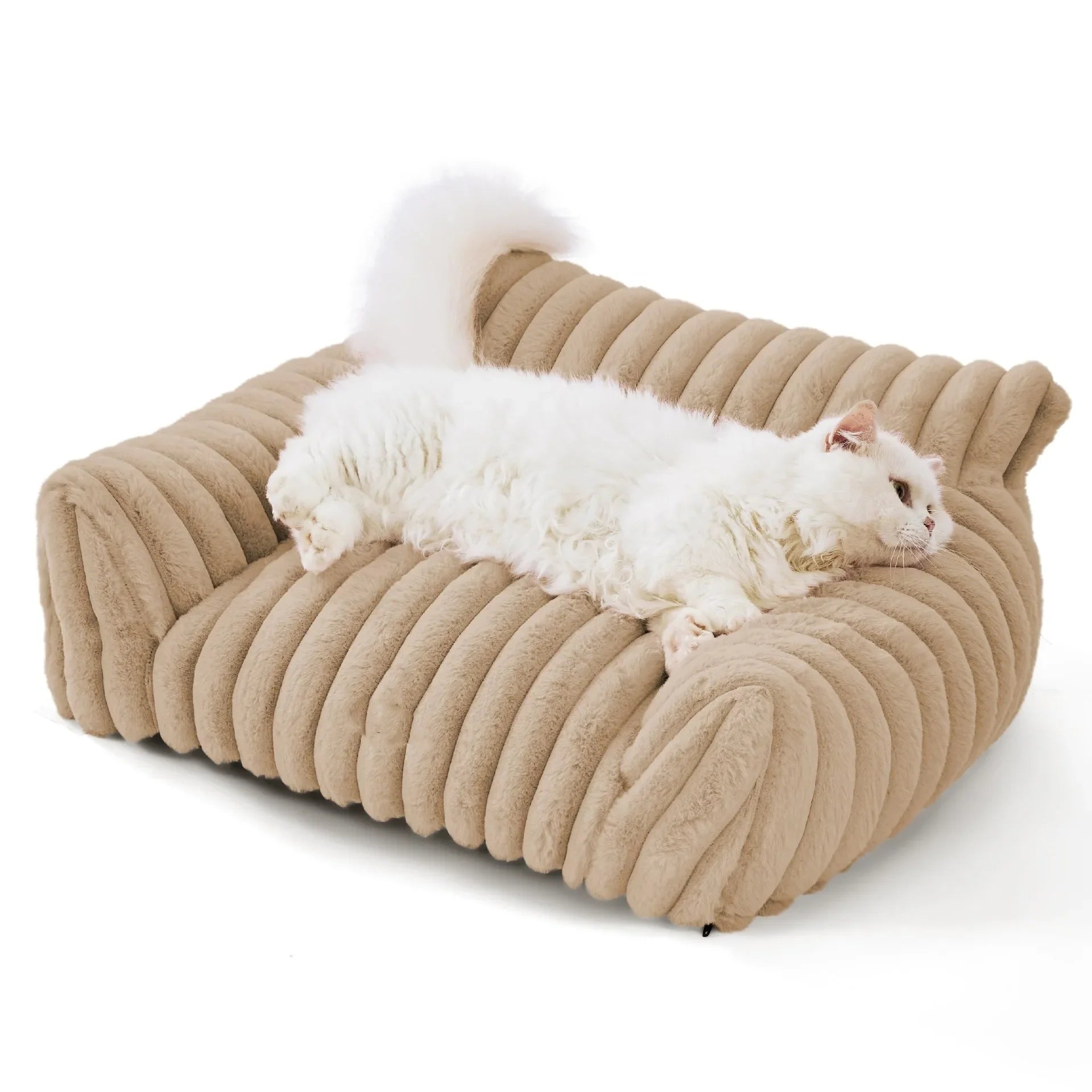 Luxury Cat Bed Sofa Winter Warm Cat Nest Pet Bed for Small Medium Dogs Cats Comfortable Plush Puppy Bed Pet Supplies Winter Sofa