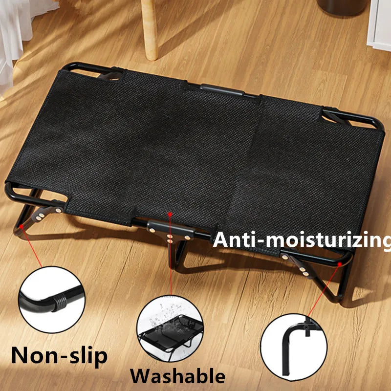 Dog Bed Anti-Moisturizing Dogs Bed Foldable Dog Beds for Large Dogs Sleeping Breathable House Pet Beds Camping Kennel for Pets