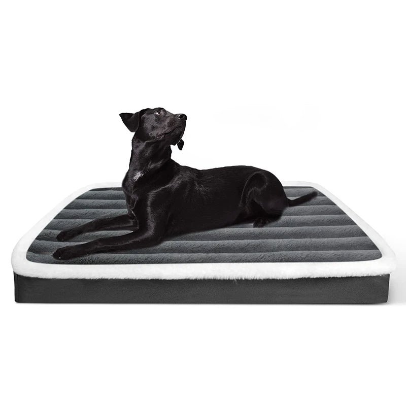 Soft Orthopedic Dog Bed Washable Nonslip Egg Crate Foam Kennel Pad Pet Sleeping Mat Cushion for Small Medium Large Breed