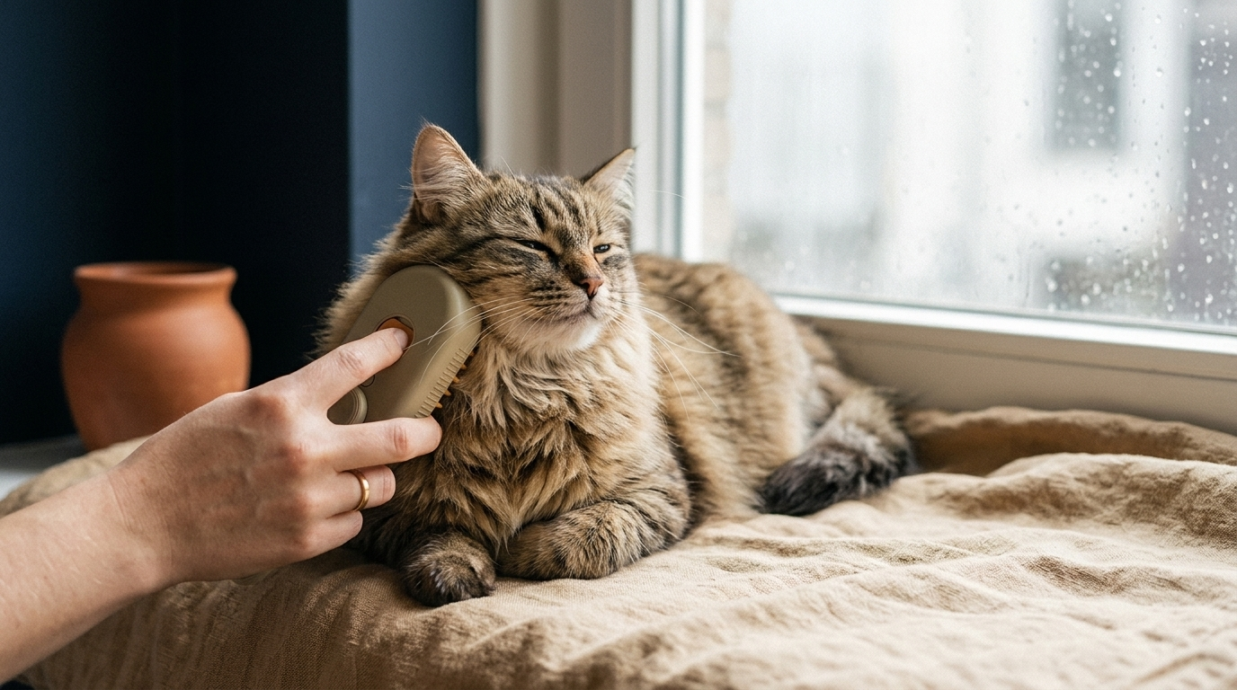 Stoomborstel voor Honden en Katten — 3-in-1