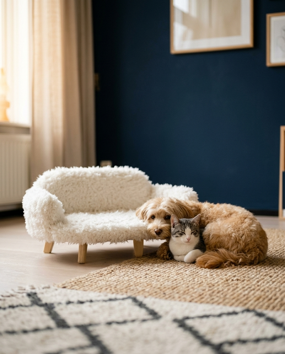 Houten Kennelbed